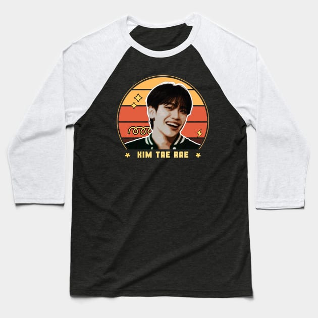 Retro Kim Tae Rae ZEROBASEONE Baseball T-Shirt by wennstore